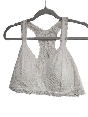 Maurices White Lace Bralette with Racerback